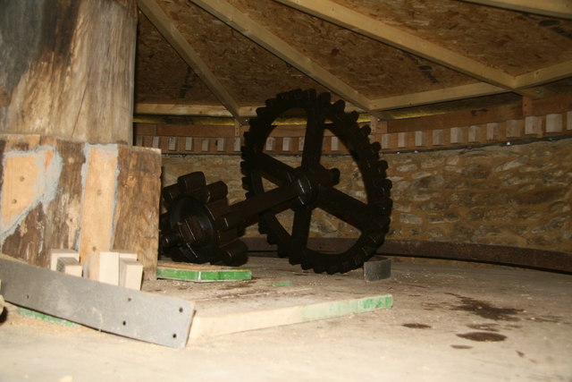 Great Haseley Windmill - dust floor