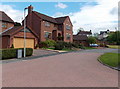 Houses in the central section of The Manor, Llantarnam, Cwmbran