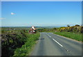 Looking west along the B3357, Pork Hill