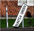 Bunten Green sign