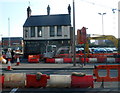 Roadworks near The Vulcan, Cardiff