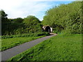 Underpass below the disused railway