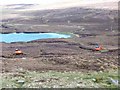 HU4249 : Commercial peat extraction at Black Loch by Oliver Dixon
