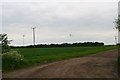 Wind turbines in the Lincolnshire Wolds