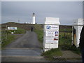 NX1530 : Cattle-gridded entrance to the Mull of Galloway by Stanley Howe