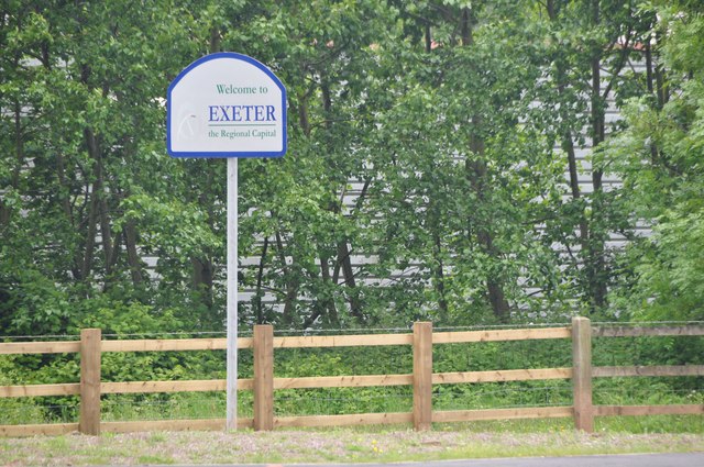 Exeter : Welcome to Exeter Sign © Lewis Clarke cc-by-sa/2.0 :: Geograph ...