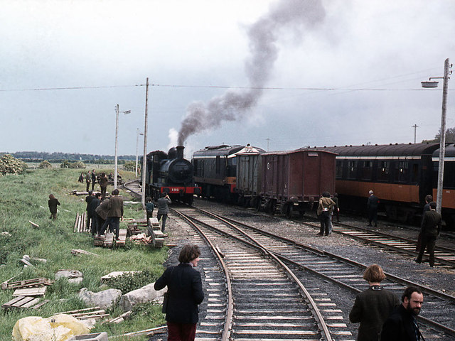 Steam locomotive at Castleisland