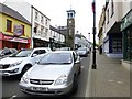 A busy main street in Ballymoney