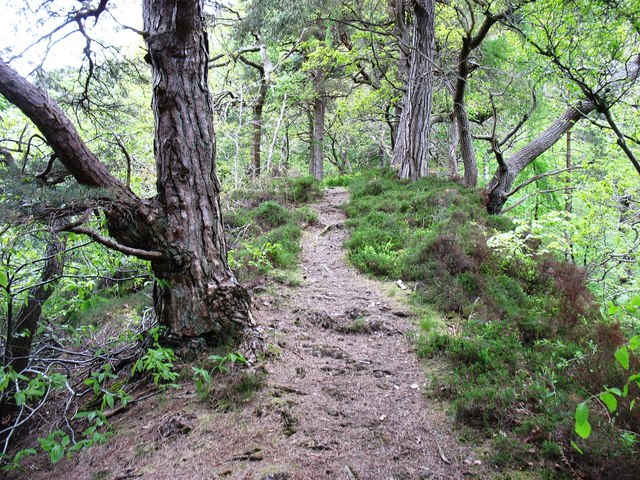 The path from Comb Crag
