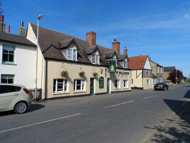 The Duke of Wellington pub, Willingham © Bikeboy :: Geograph Britain ...