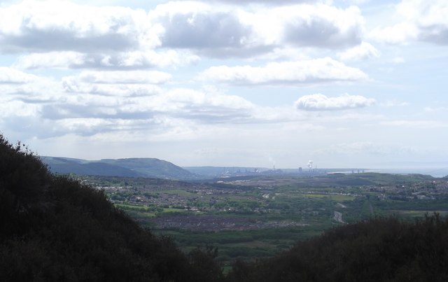 Views towards Port Talbot