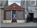 The entrance to the Royal Bank of Scotland Dalbeattie branch