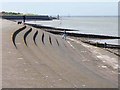 Sea wall at Silloth