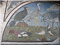 Mosaic at the Path Pavilion, Bowness-on-Solway (west)