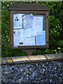 Uggeshall Village Notice Board