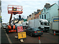 J5082 : 'Our Robot Overlords' film set, Bangor by Rossographer