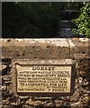 Sign on bridge, Stockland