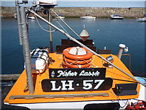 NT6779 : Leith Registered Fishing Boats : LH57 Fisher Lassie at Victoria Harbour, Dunbar by Richard West