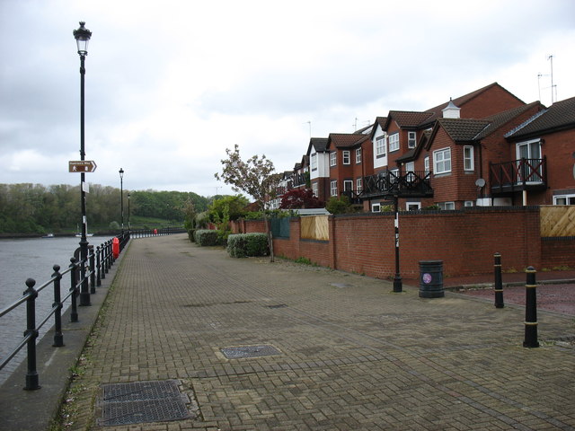 St Peter's Marina Village, by the River Tyne