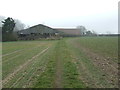 Approaching Water House Farm