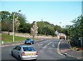 Traffic turning from the Dublin Road on to Dominic Street