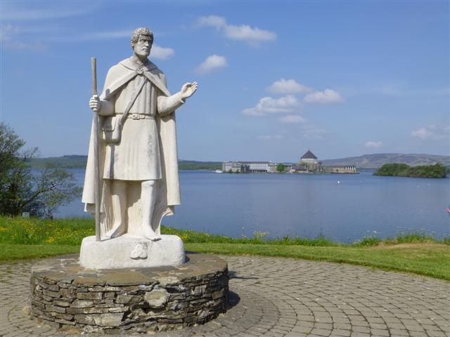 "Patrick the Pilgrim" sculpture, Lough Derg
