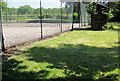 Tennis court and shelter on the Wakefield estate