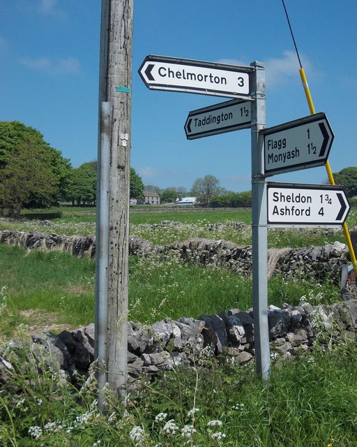 At the crossroads near Nether Wheal