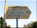 Pre-Worboys sign, Bocking Church Street