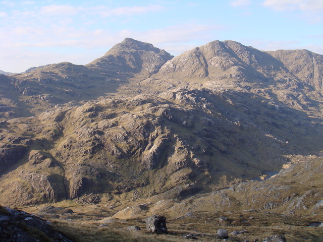 Evening view of Sgurr na Ciche