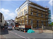H2343 : Building with scaffolding, Enniskillen by Kenneth  Allen