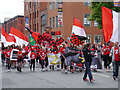 SJ8397 : Manchester Day Parade - Youth United on Deansgate by David Dixon