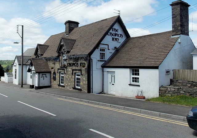 The Church Inn viewed from the east,... © Jaggery :: Geograph Britain ...