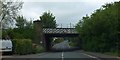 B4091 passing under Worcester-Birmingham railway