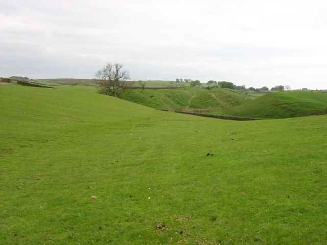 The Hadrian's Wall Path heading for Gilsland
