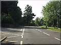 Newport Road at the entrance to Grange Park