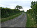 Lane heading west from Brigg Road