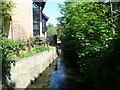 Hogsmill River seen from Mill Street bridge