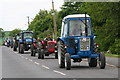 The Wolds Tractor Road Run 2013 arriving at Binbrook