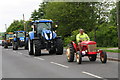 The Wolds Tractor Road Run 2013 arriving at Binbrook