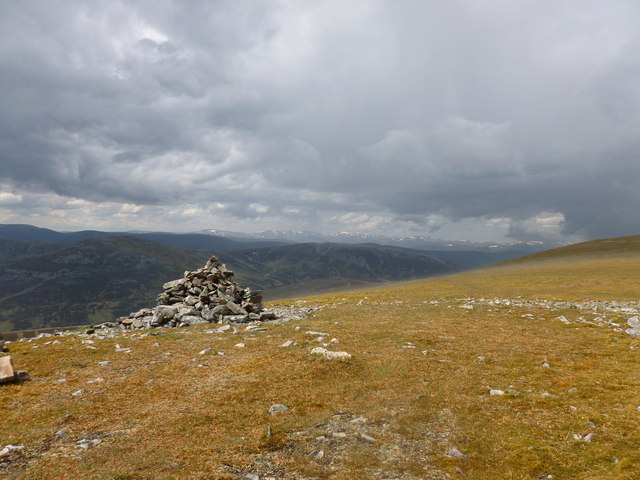 Cairn south-west of Glas Maol