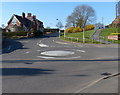 Mini roundabout in Heather