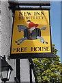 New Inn name sign Bedwellty