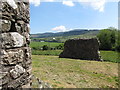 Remnant of the bawn wall of Moyry Castle