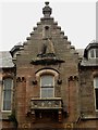 Detail on front of Burgh Chambers, Eyemouth