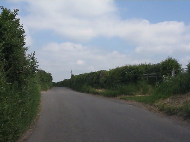 Lane north of Bradney