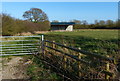 Farm building along Newton Road