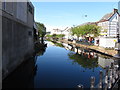 The Newry Canal at the north end of Merchants Quay