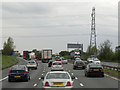 Power Lines Crossing the M6