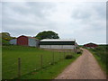 NT7270 : Rural East Lothian : Farm Sheds At Stottencleugh, near Oldhamstocks by Richard West